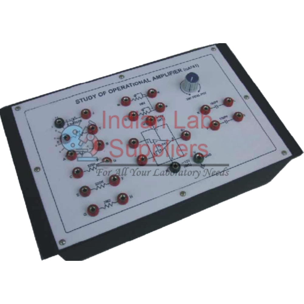 Study of Operational Amplifier (UA 741) with power supply